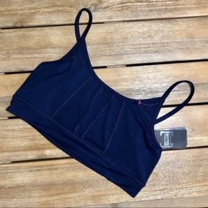 SOLD Sz M Navy Luxury Sport Yoga Workout Bra